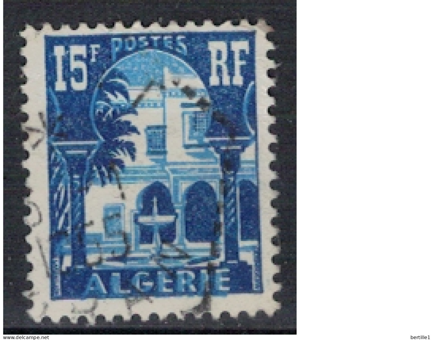 ALGERIE      N°  YVERT  314  ( 12 )  Oblitéré ( OB 11/46   ) - Used Stamps