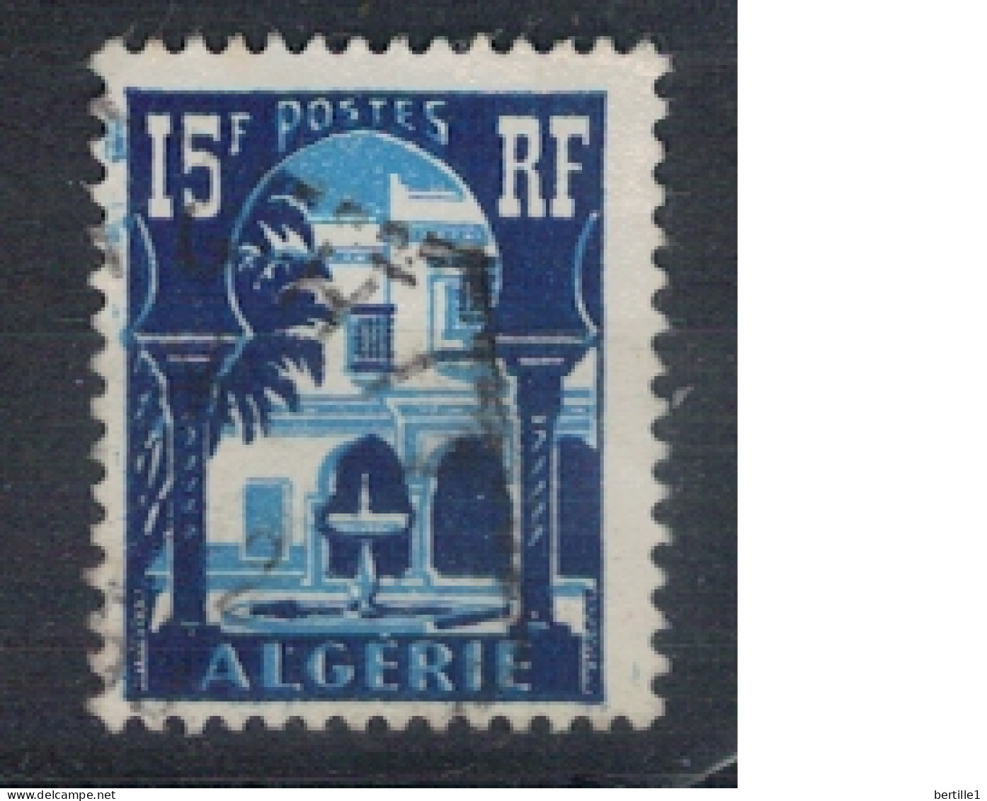 ALGERIE      N°  YVERT  314  ( 13 )  Oblitéré ( OB 11/46   ) - Gebraucht