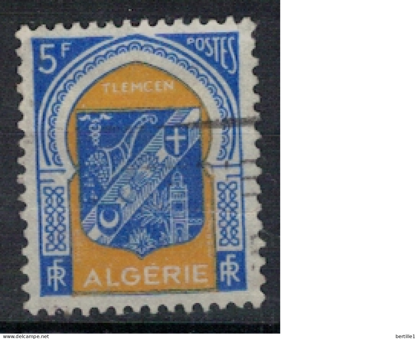 ALGERIE      N°  YVERT  337 C Oblitéré ( OB 11/46   ) - Usados