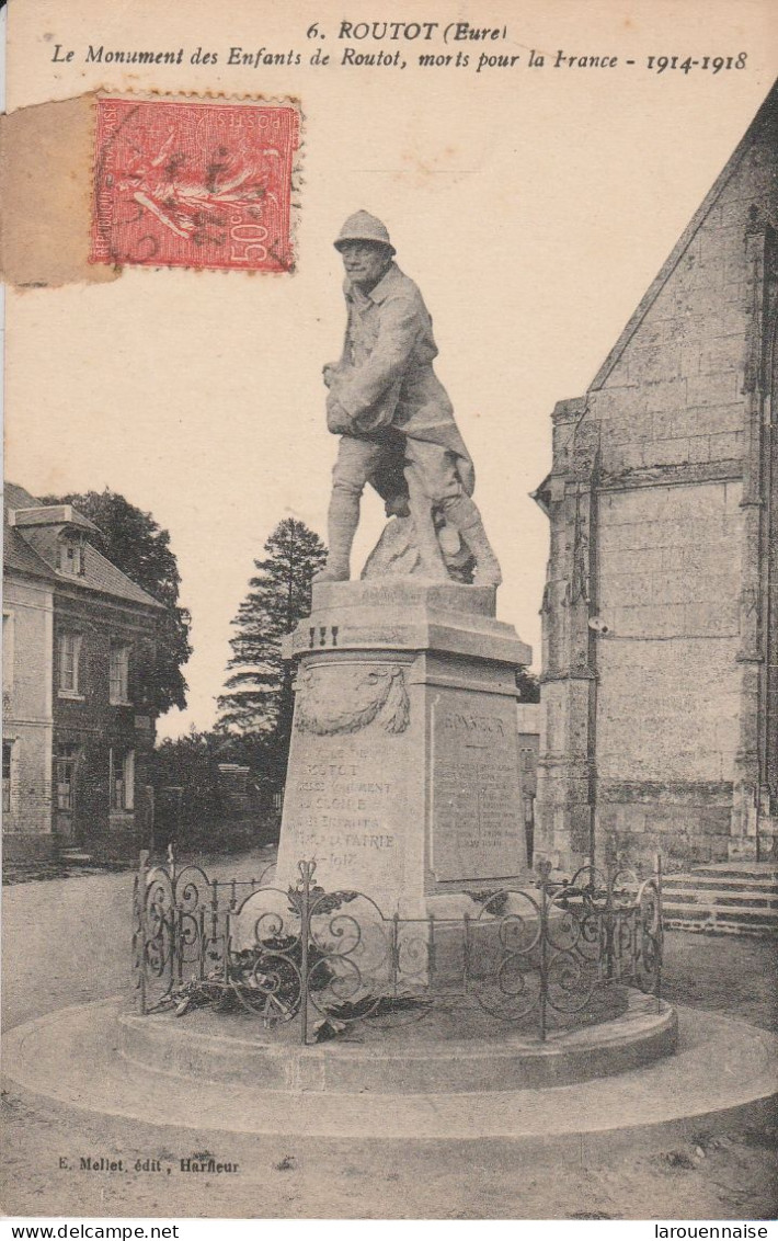27 - ROUTOT - Le Monument Des Enfants De Routot Morts Pour La France (1914 - 1918) - Routot