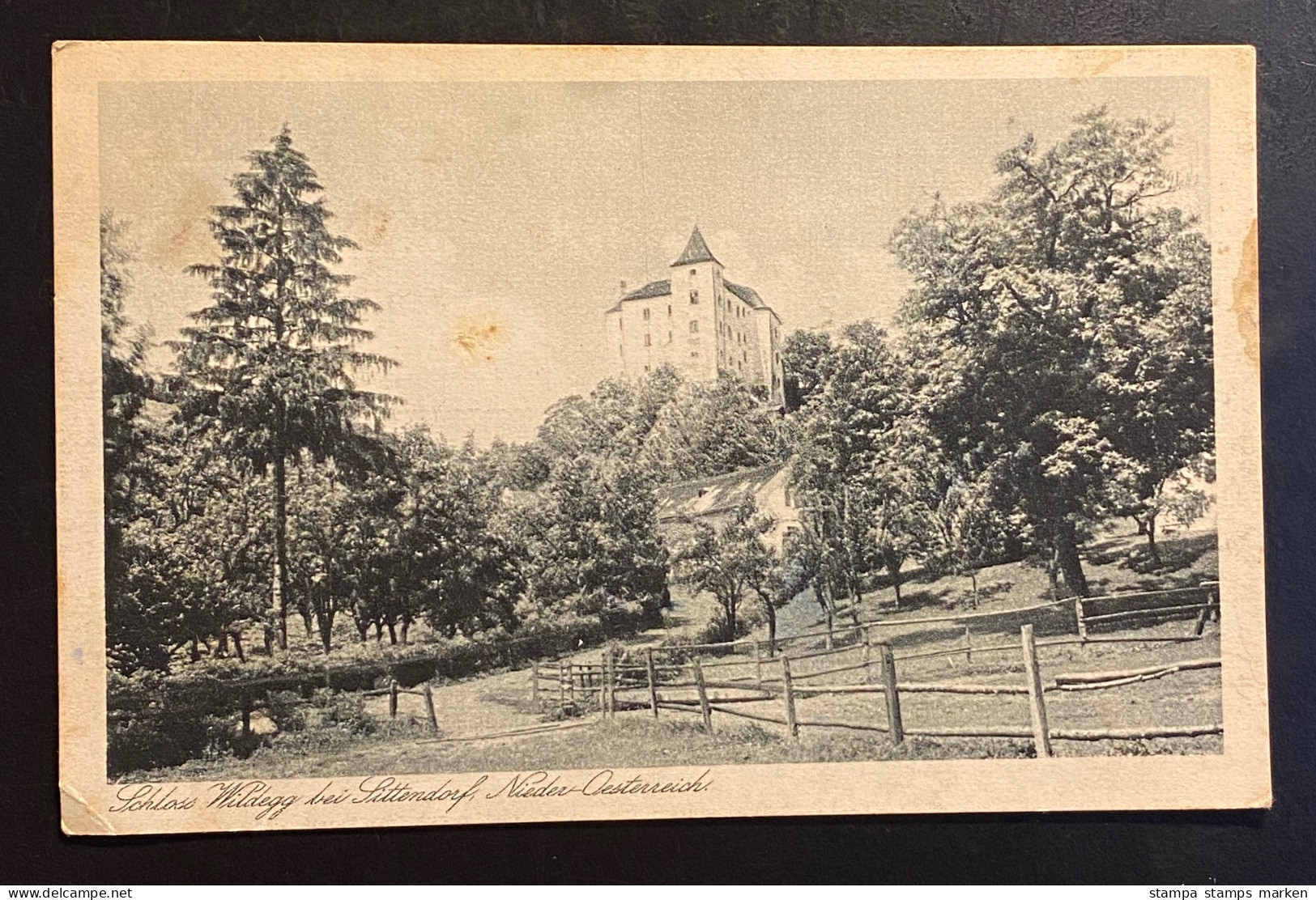 AK Schloss Wildegg Bei Sittendorf NÖ Gestempelt/o Hinterbrühl 1925 - Mödling