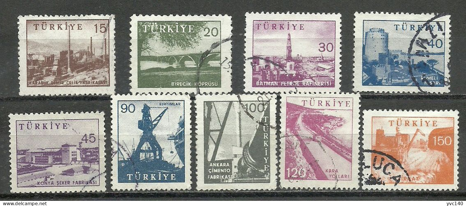 Turkey; 1959 Pictorial Postage Stamps (Complete Set) - Oblitérés