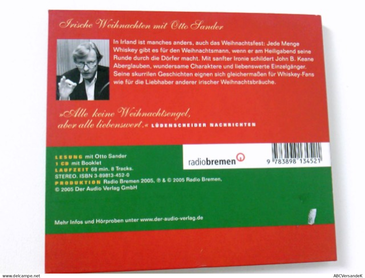 Whiskey Für Den Weihnachtsmann: Lesung - CD