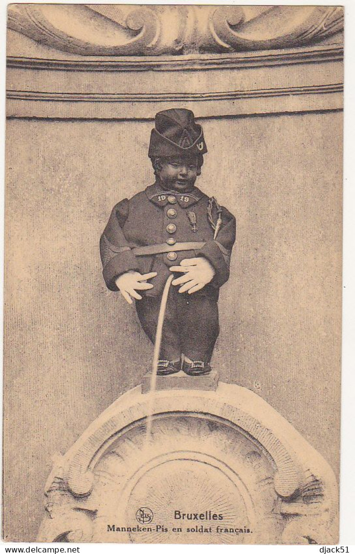 Belgique - Bruxelles - Manneken-Pis En Soldat Français (1914-1918) - Beroemde Personen