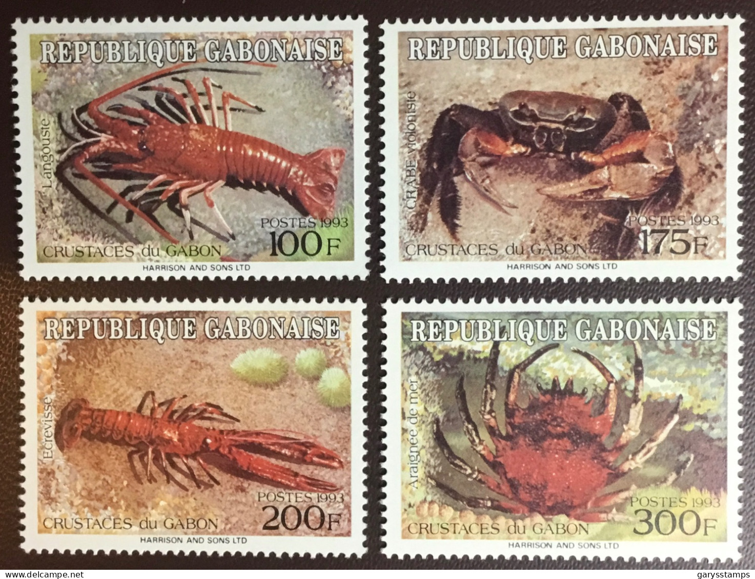 Gabon 1993 Crustaceans Crabs MNH - Crustaceans