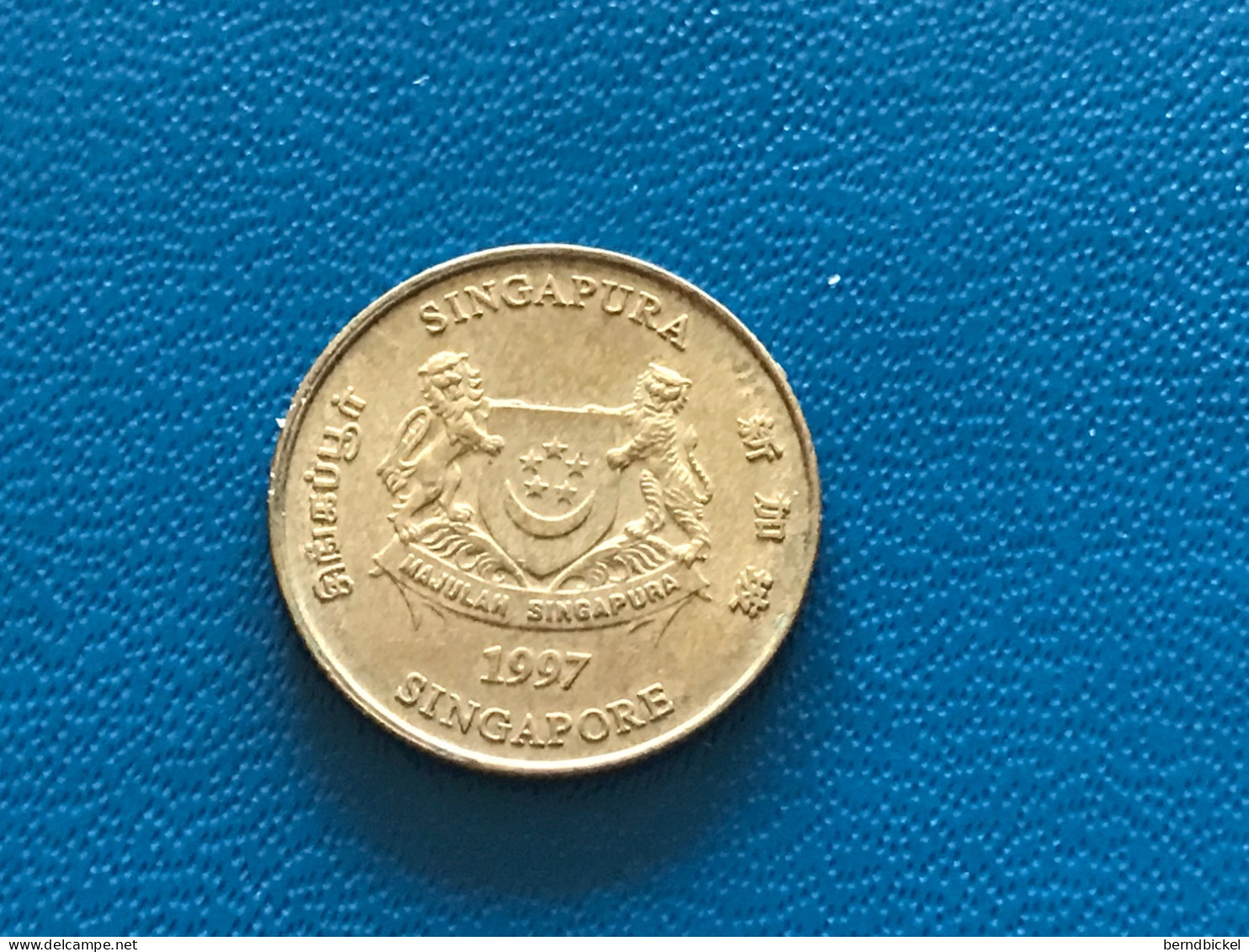 Münzen Münze Umlaufmünze Singapur 5 Cents 1997 - Singapore