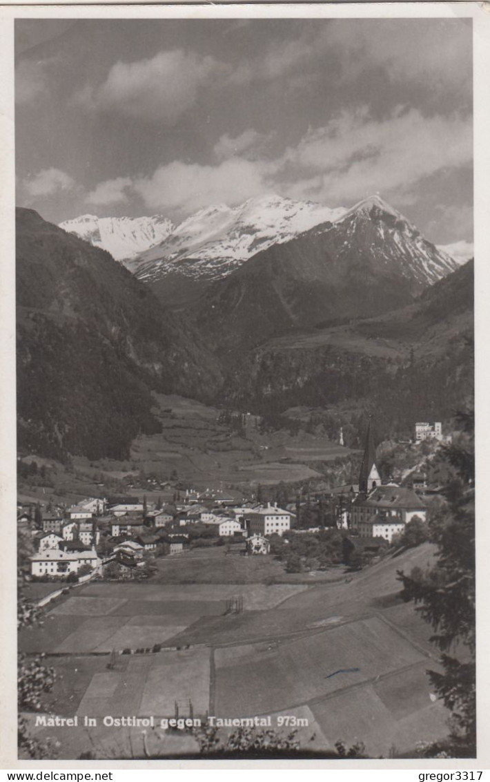 D2837) MATREI In Osttirol Gegen Tauerntal - 1950 - Matrei In Osttirol