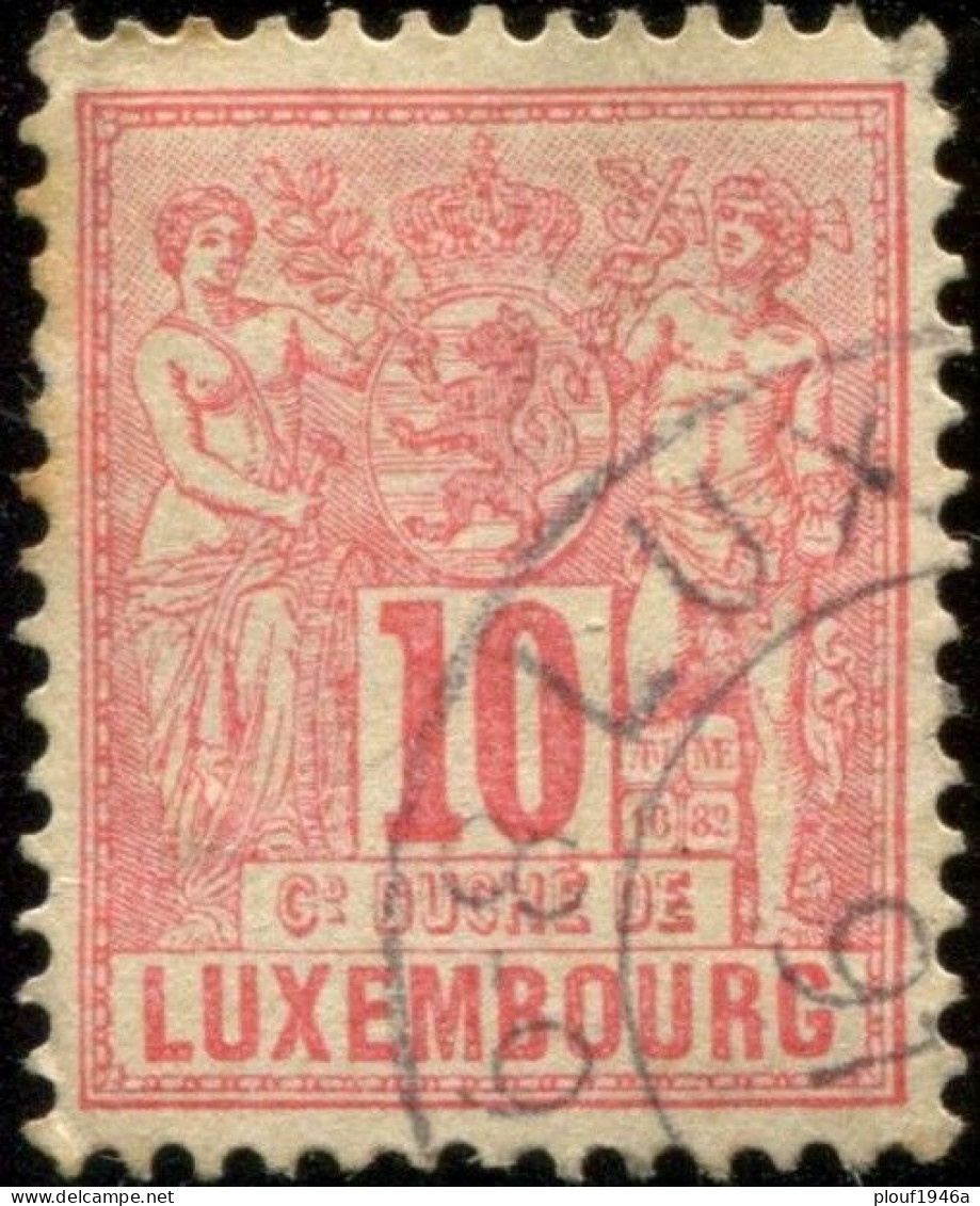 Pays : 286 (Luxembourg)  Yvert Et Tellier N° :    51 (o) - 1882 Allegory