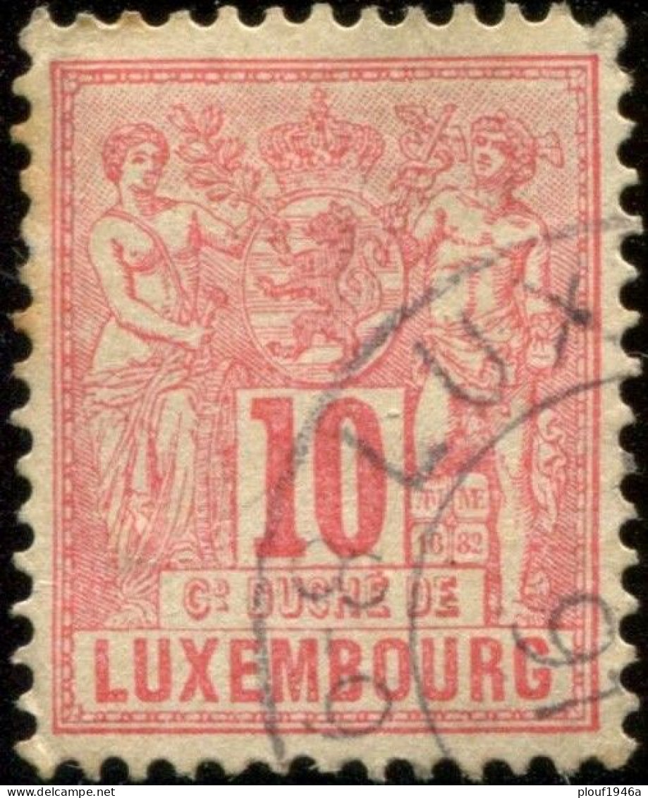 Pays : 286 (Luxembourg)  Yvert Et Tellier N° :    51 (o) - 1882 Allegorie