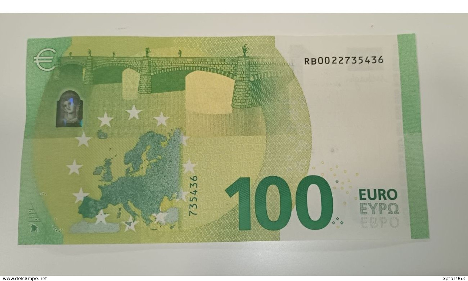 100 Euro GERMANY R002 H2 - Serial Number RB0022735436 - UNC NEUF FDS - 100 Euro