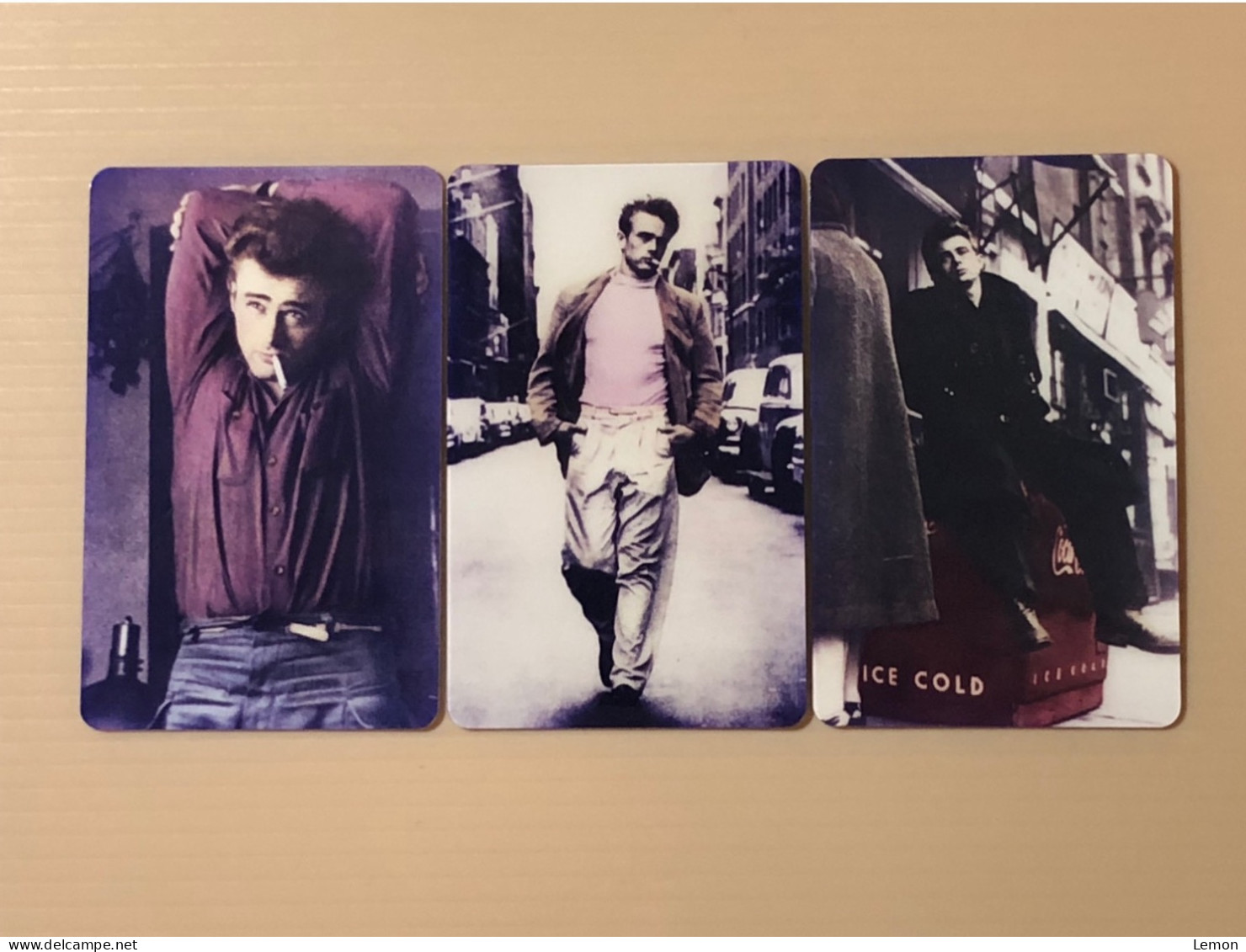 Mint USA UNITED STATES America Prepaid Telecard Phonecard, James Dean, Set Of 3 Mint Cards - Collections