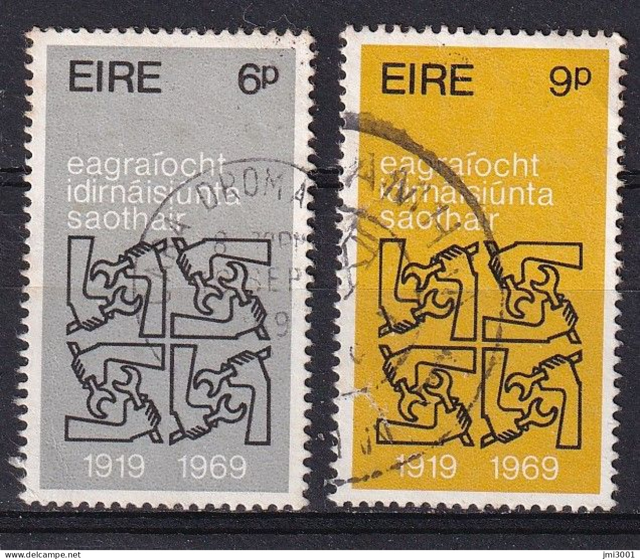 Irlande 1969  YT234/35 ° - Used Stamps