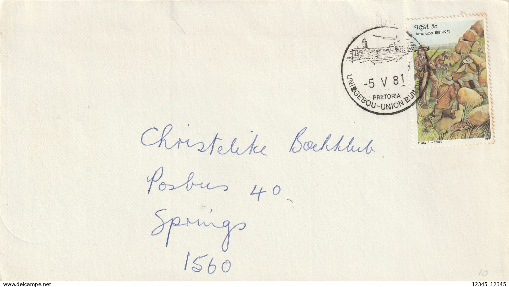 Zuid Afrika 1981, Letter To Springs - Storia Postale