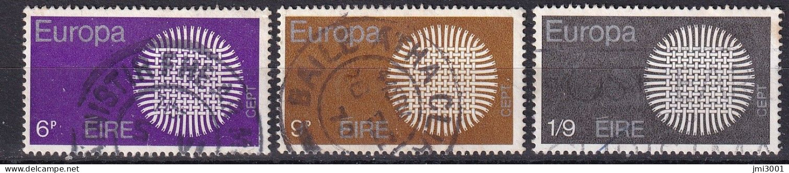 Irlande 1970  YT241/3 ° - Used Stamps