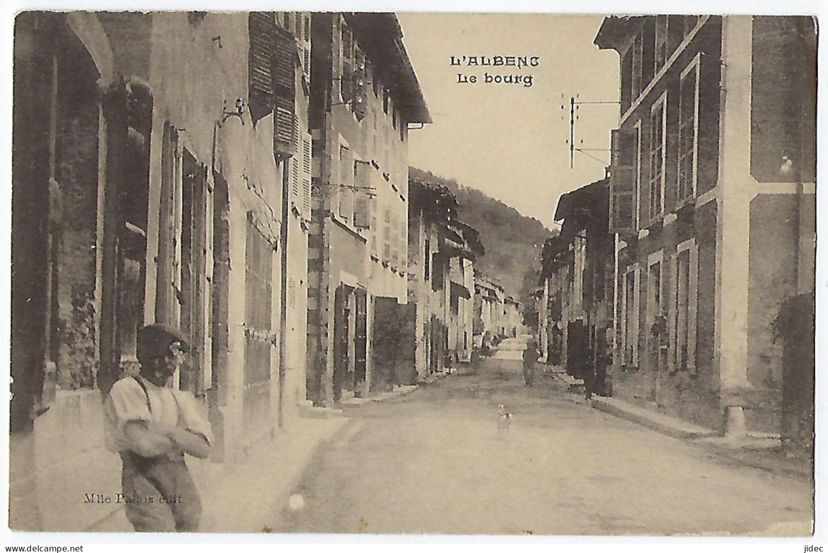 CPA 38 L'Albenc Le Bourg Rue Principale Près Vinay Saint Marcellin Tullins Fures Cognin Les Gorges St Gervais Varacieux - L'Albenc