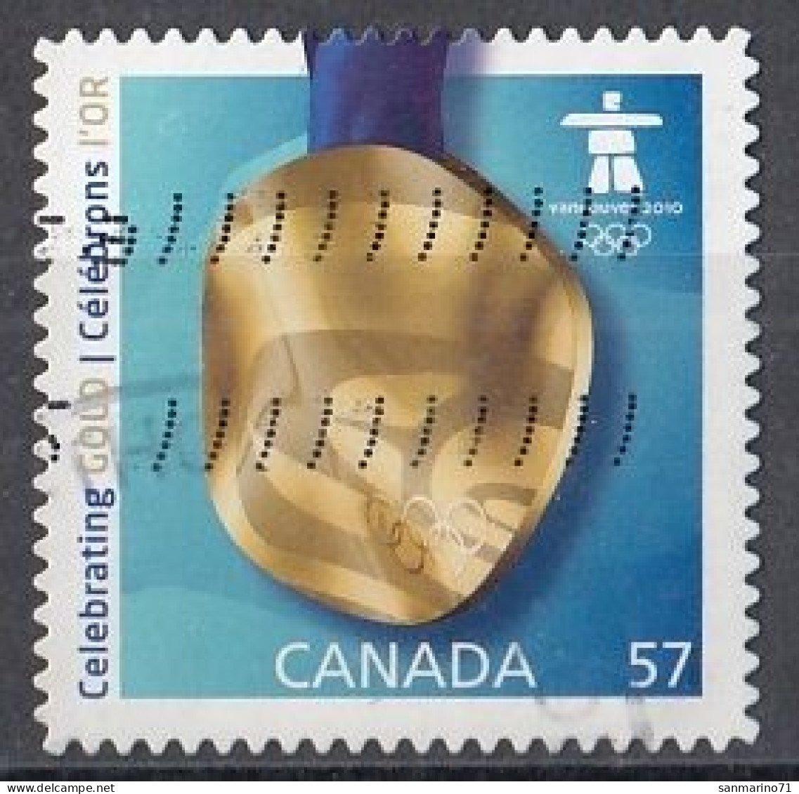 CANADA 2618,used,falc Hinged - Hiver 2010: Vancouver