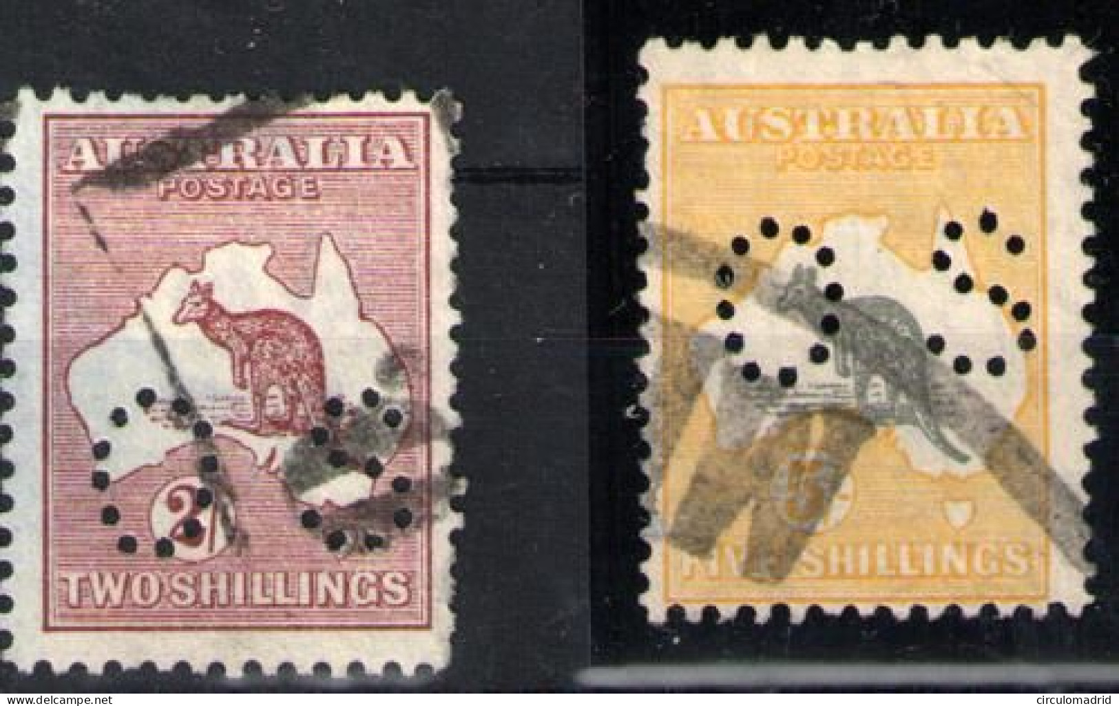 Australia (Servicio) Nº 11/12 - Dienstzegels