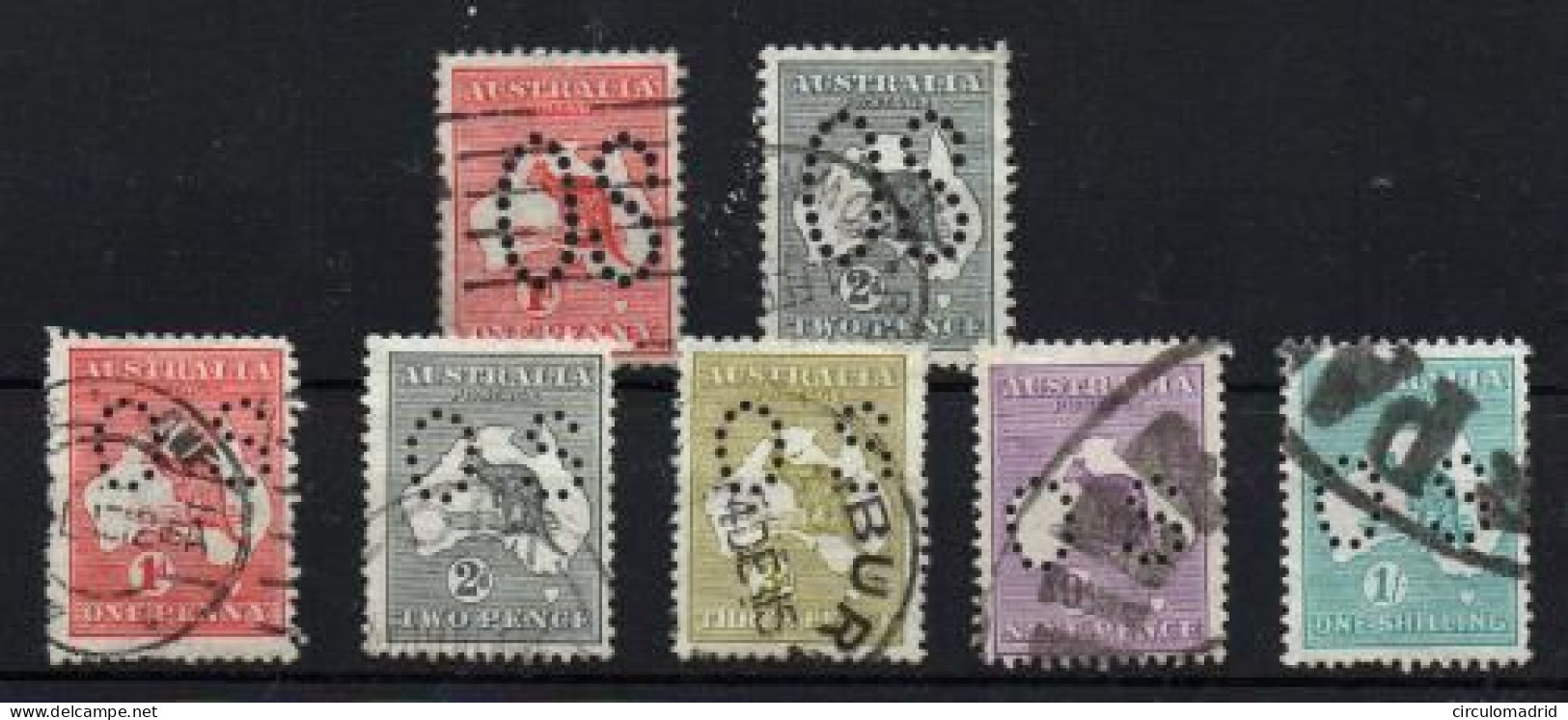 Australia (Servicio) Nº 2/3,2/4 Y 9/10 - Dienstzegels
