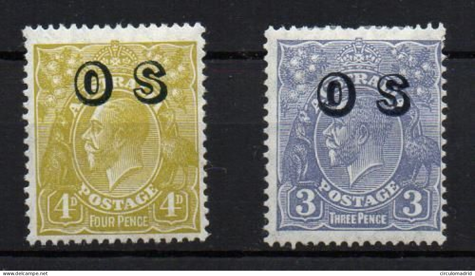 Australia (Servicio) Nº 53 Y 57A - Dienstmarken