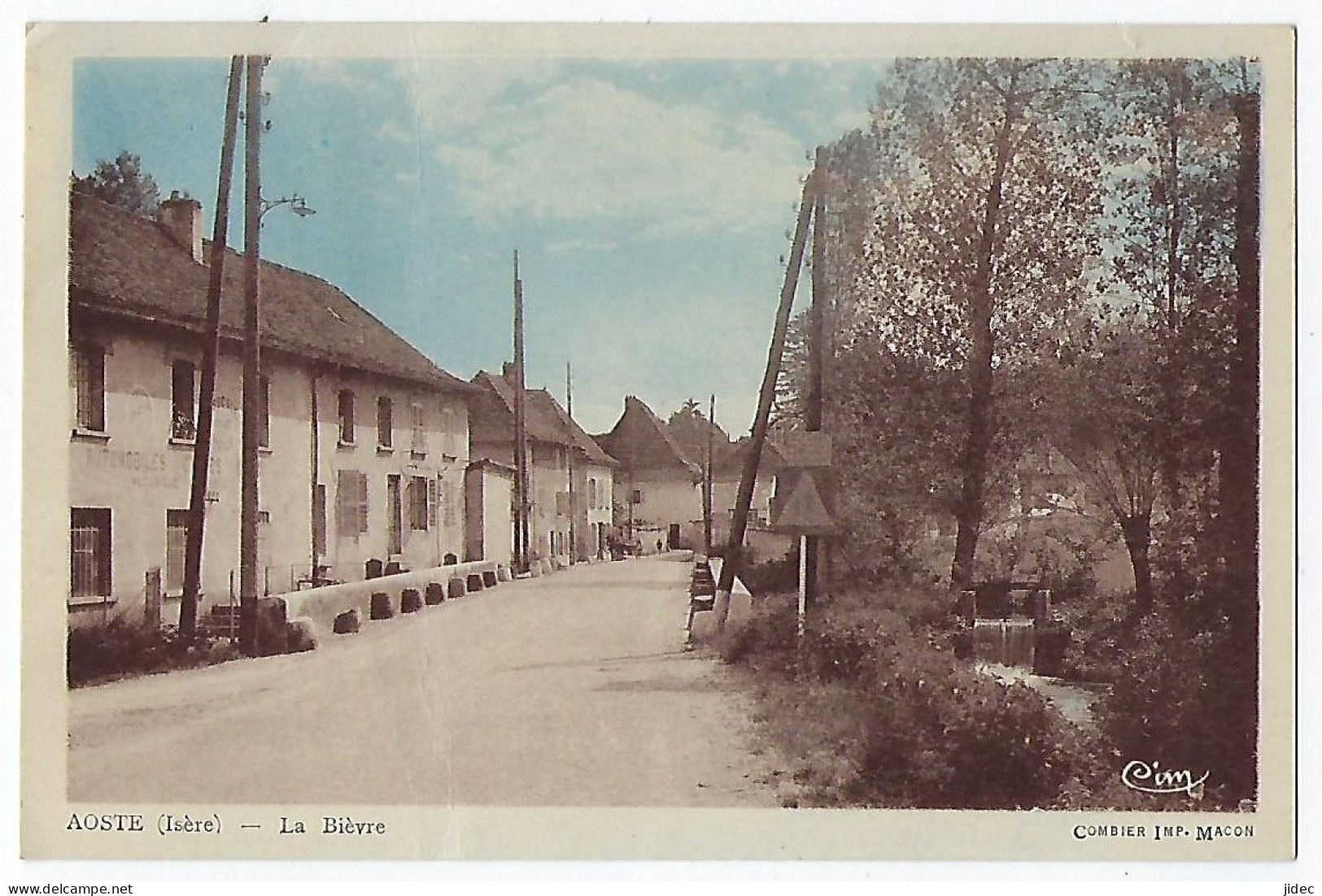 CPA 38 Aoste La Bièvre Près De Romagnieu Corbelin Chimilin Le Pont De Beauvoisin Les Abrets Saint St Genix Les Villages - L'Albenc