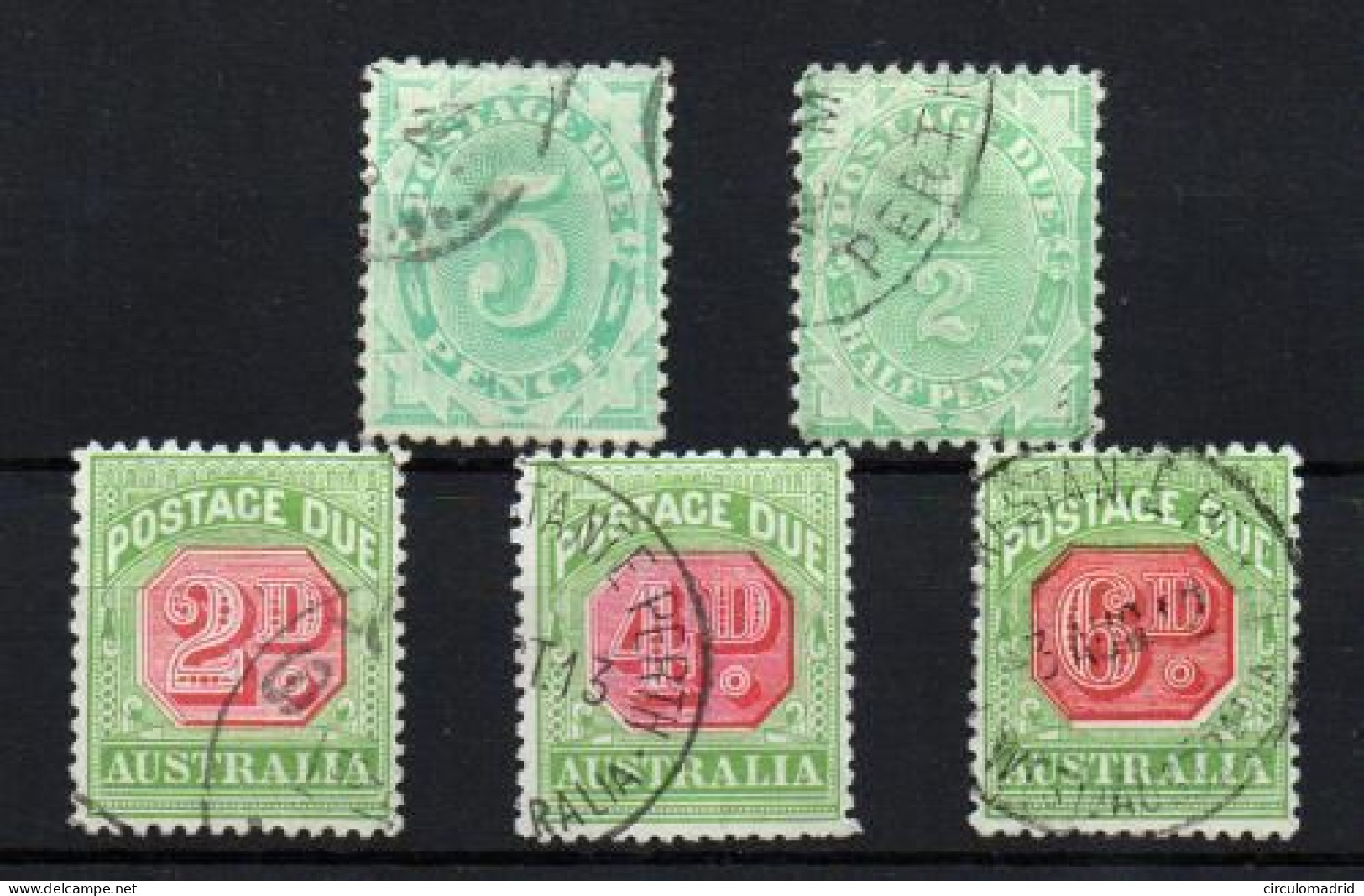 Australia (Tasas) Nº 14,23,40,42/3 - Port Dû (Taxe)