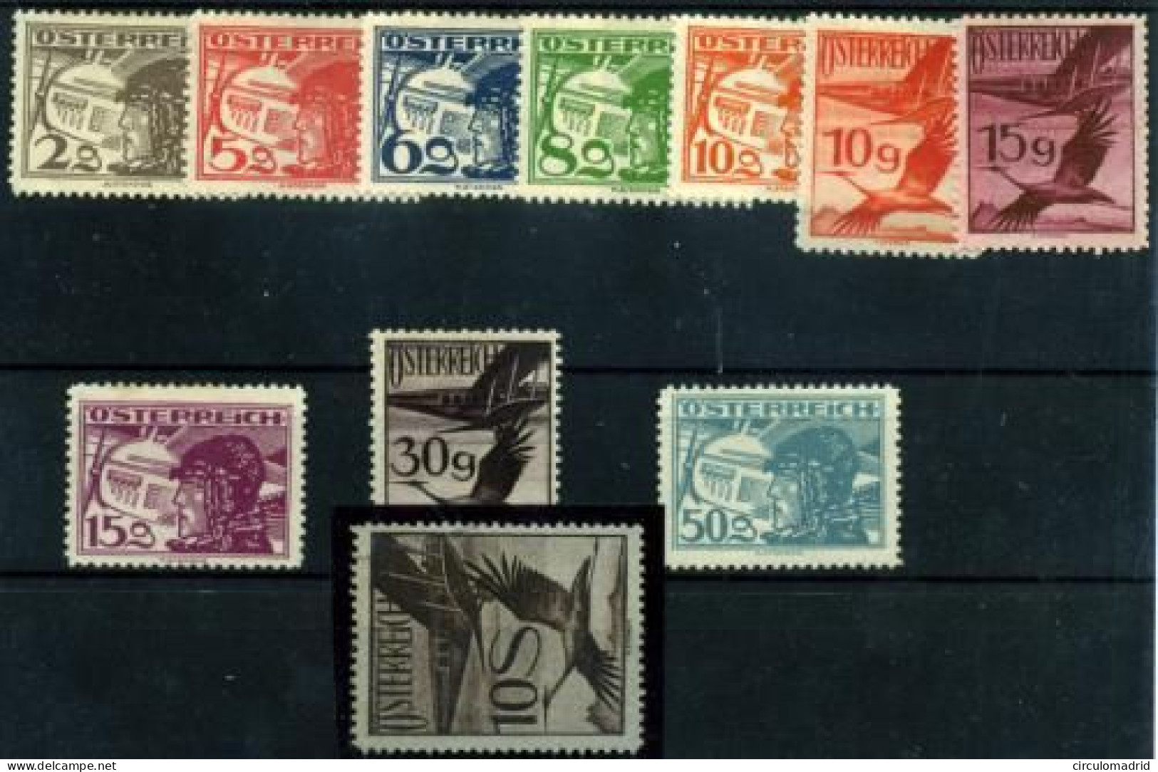 Austria (aéreos) Nº 12/19,23/4 Y 31 - Unused Stamps