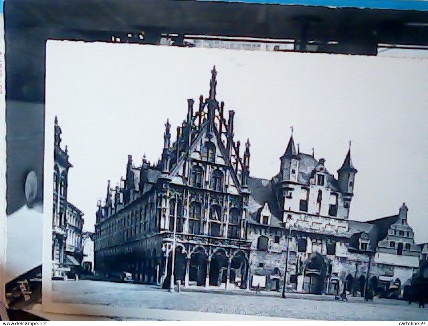 BELGIQUE ANVERS  MALINES MECHELEN HOTEL DE VILLE ANCIENNE HALLE AUX DRAPS STADHULS EN OUDE LAKENHALLEN N1940 JM1560 - Malines