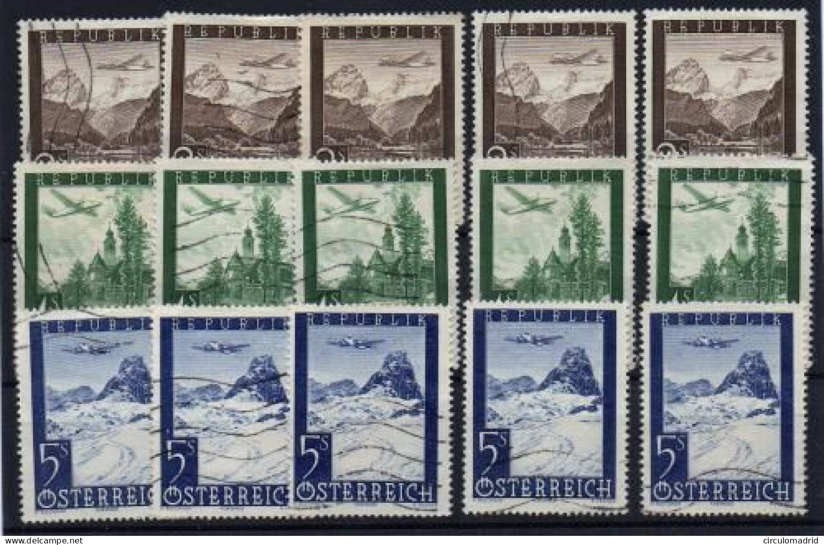 Austria (aéreo) Nº 50/52. - Used Stamps