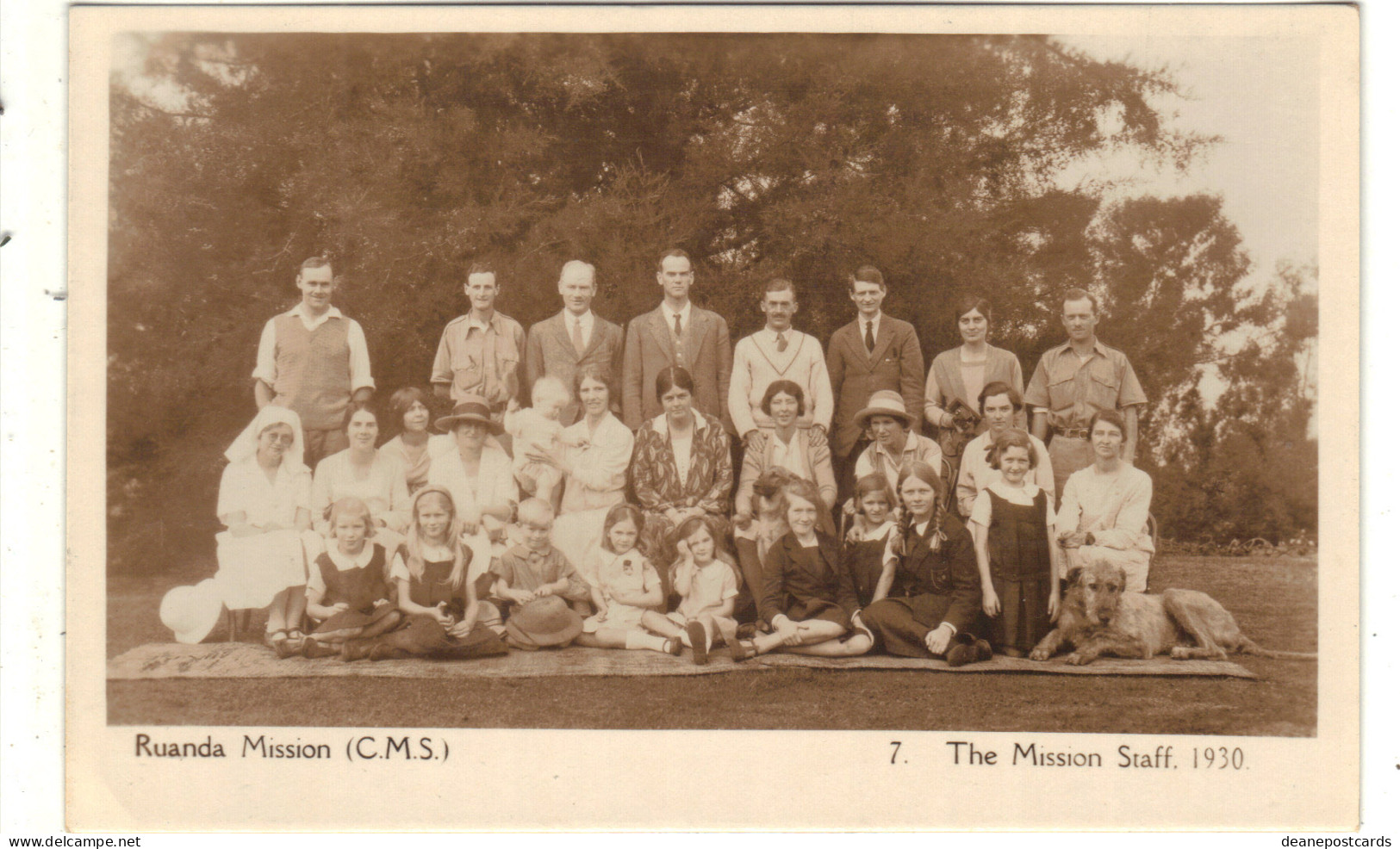 Ruanda Mission - CMS The Mission Staff 1930, Religon - Ruanda-Urundi