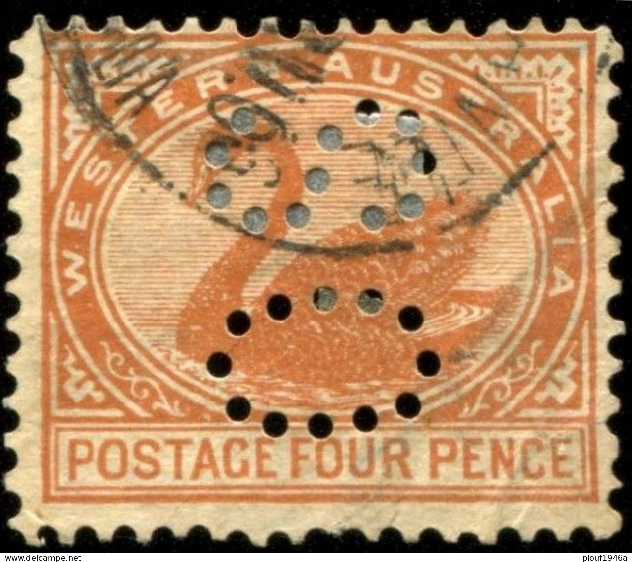 Pays :  47,1 (Australie Occidentale  : Dominion)      Yvert Et Tellier N° : S  39 (A) (o) - Used Stamps