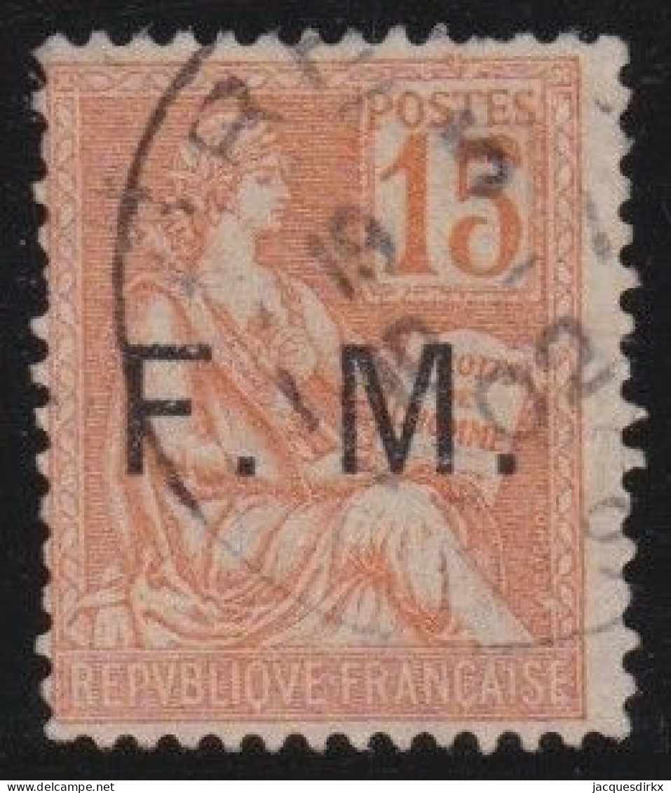 France  .  Y&T   .   Fm  1   .     O      .     Oblitéré - Timbres De Franchise Militaire