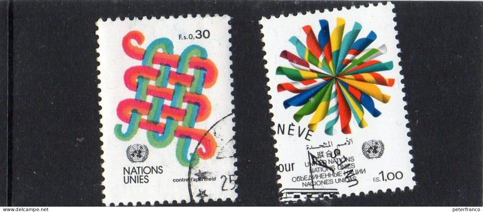 1982 Nazioni Unite - Ginevra - Serie Ordinaria - Gebraucht