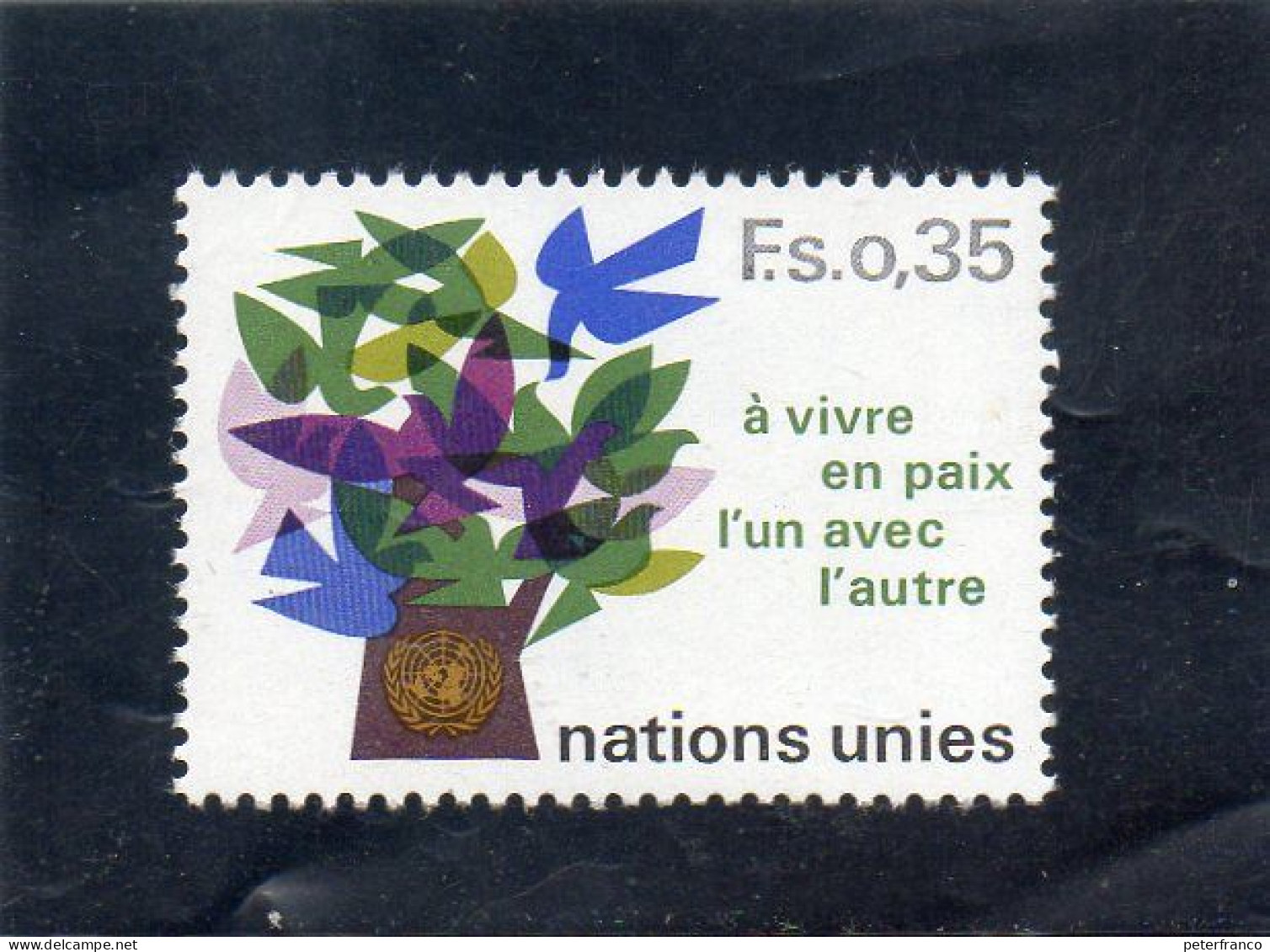 1978 Nazioni Unite - Ginevra - Ulivo Per La Pace - Used Stamps