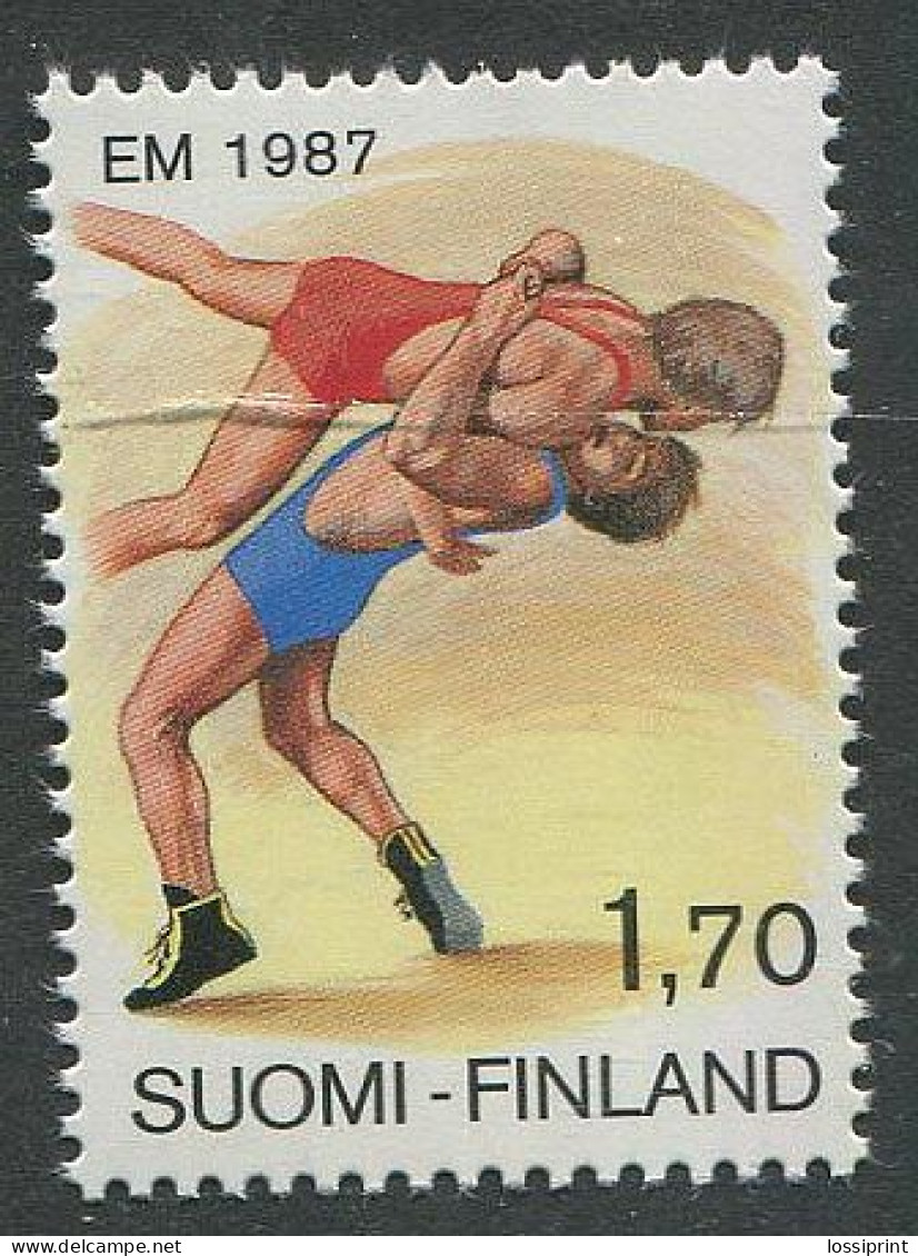 Finland:Unused Stamp Wrestling, EM 1987, MNH - Wrestling