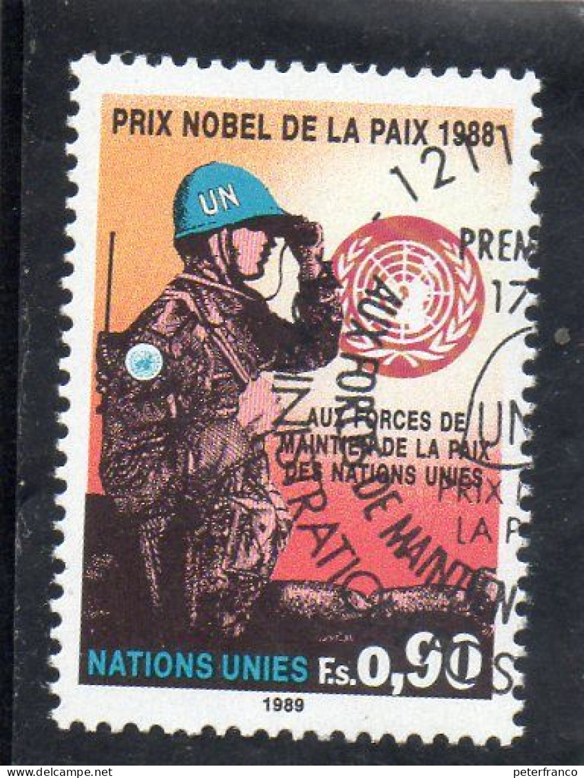 1989 Nazioni Unite - Ginevra - Premio Nobel Per La Pace - Used Stamps
