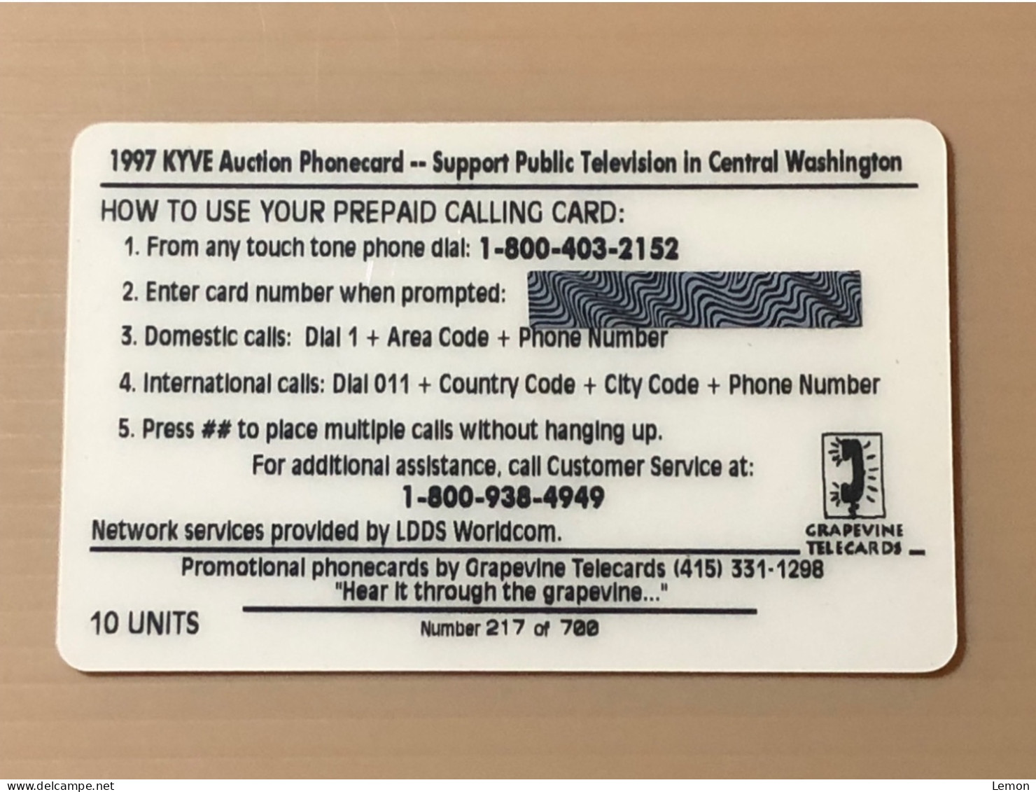 Mint USA UNITED STATES America Prepaid Telecard Phonecard, KYVE AUCTION 47 PEPSI (700EX), Set Of 1 Mint Card - Colecciones