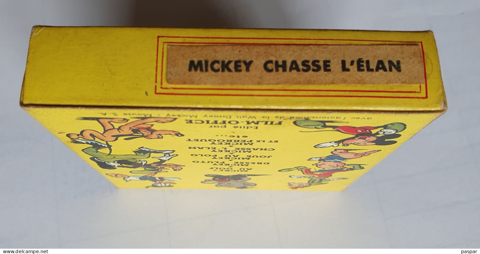 Bobine Film Super 8 Mm Walt Disney Film Office "Mickey Chasse L'élan" S8 Super8 Huit, Dessins Animés - 35mm -16mm - 9,5+8+S8mm Film Rolls