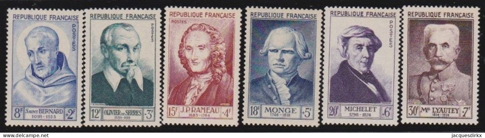 France  .  Y&T   .   945/950   .     **      .     Neuf Avec Gomme Et SANS Charnière - Unused Stamps