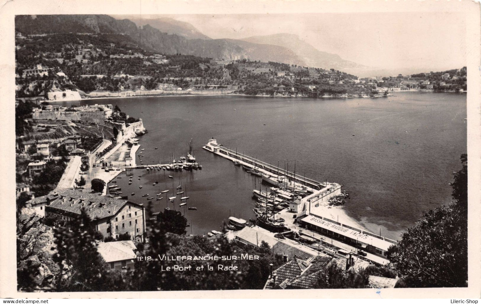 VILLEFRANCHE-SUR-MER Le Port Et La Rade Cpsm PF 1949 - Villefranche-sur-Mer