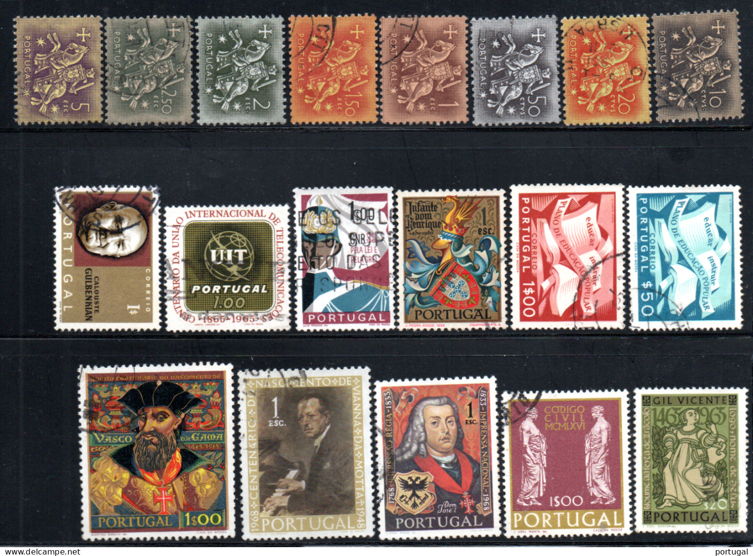 119 TIMBRES PORTUGAIS - Collezioni