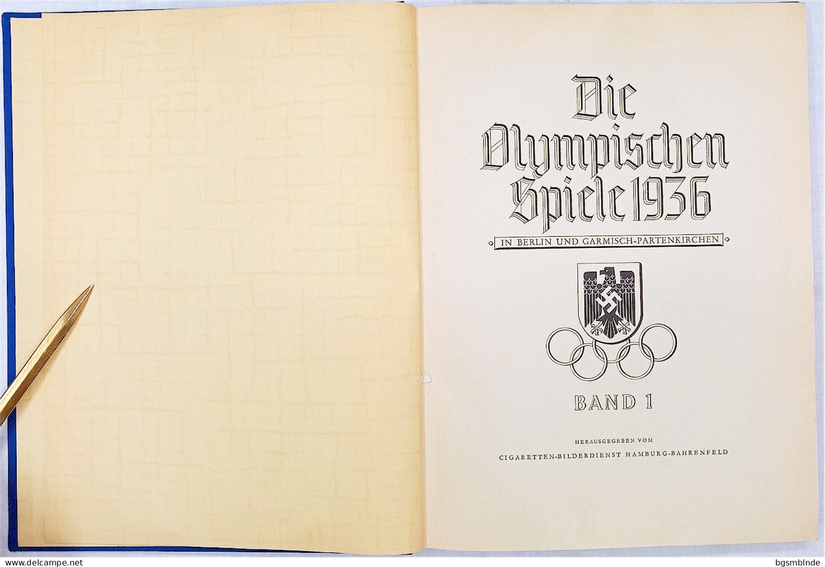 Die Olympischen Spiele 1936 In Berlin - Sammel-Bildband Komplett / 127 S. - 24,5x32x2cm - Sport