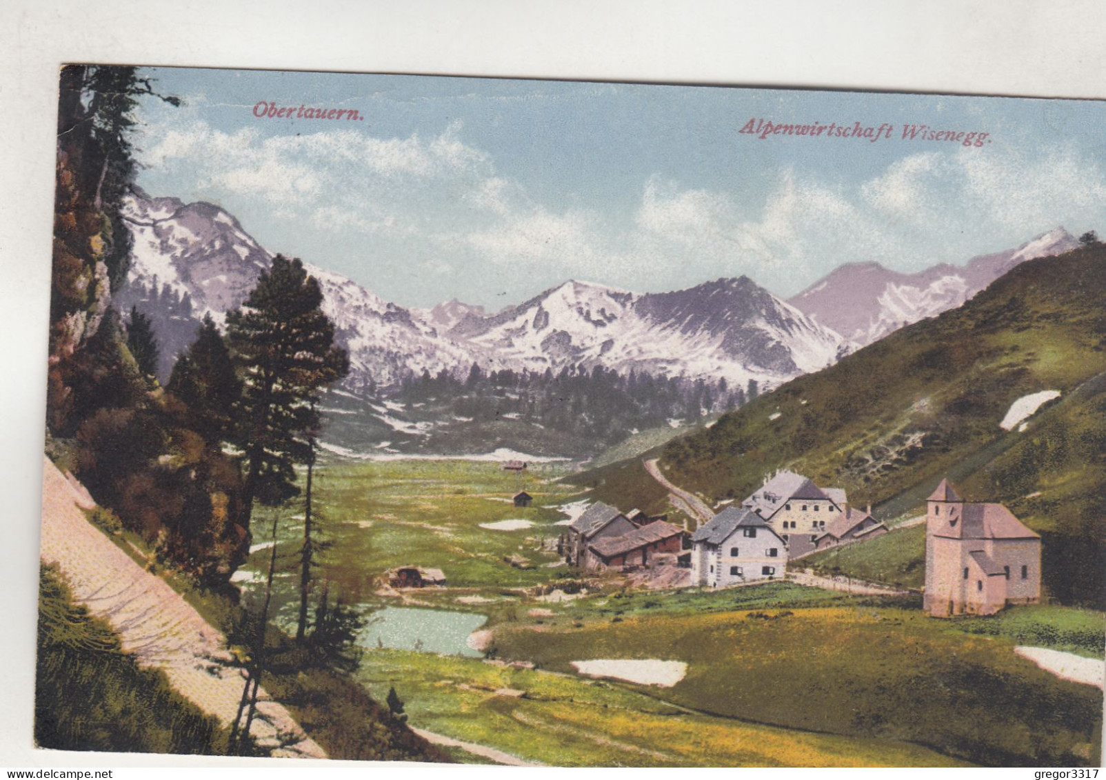 D2903) OBERTAUERN - Alpenwirtschaft WIESENEGG - Tolle Alte AK 1924 - Obertauern