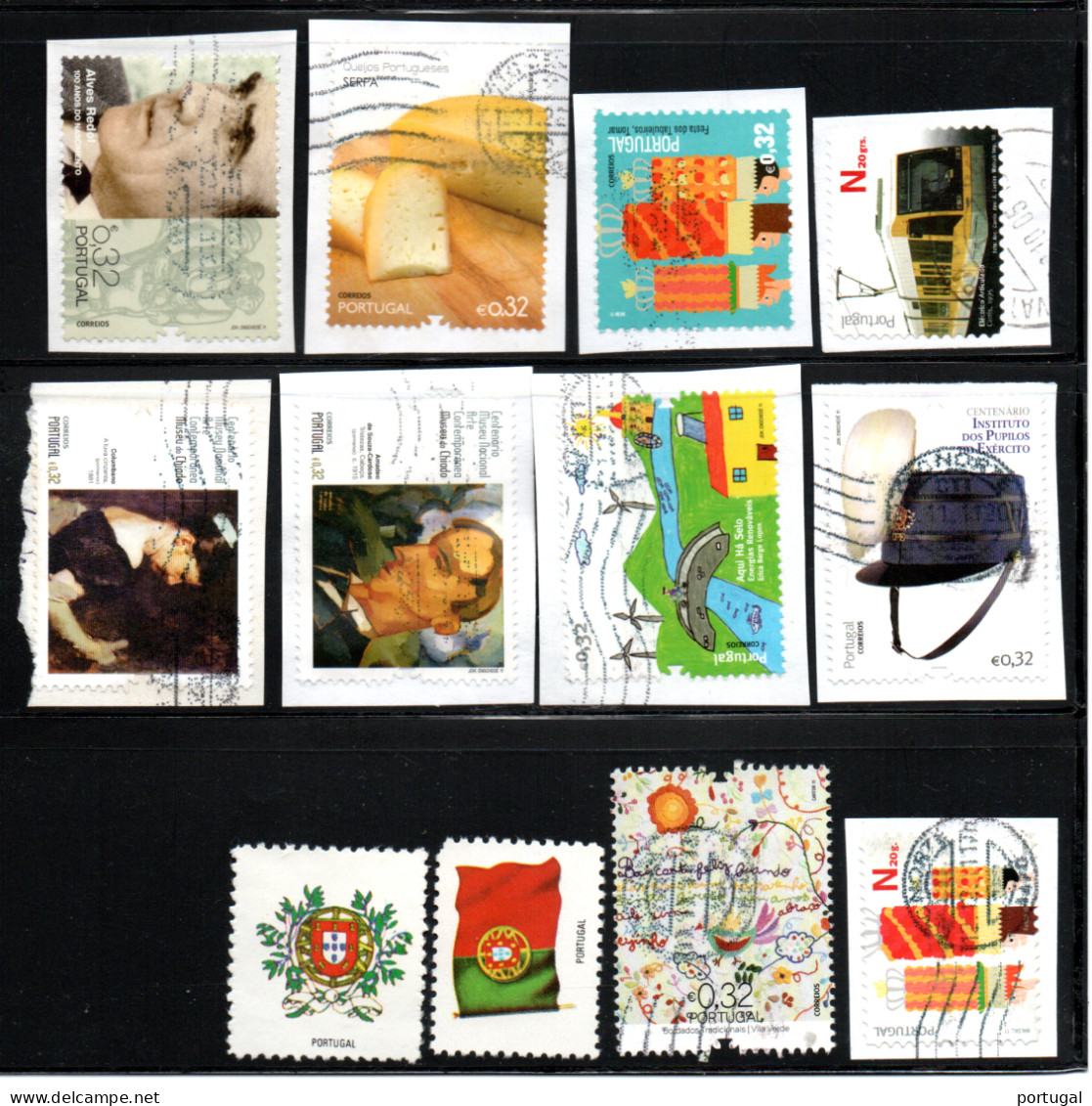 110 TIMBRES PORTUGAIS - Lotes & Colecciones