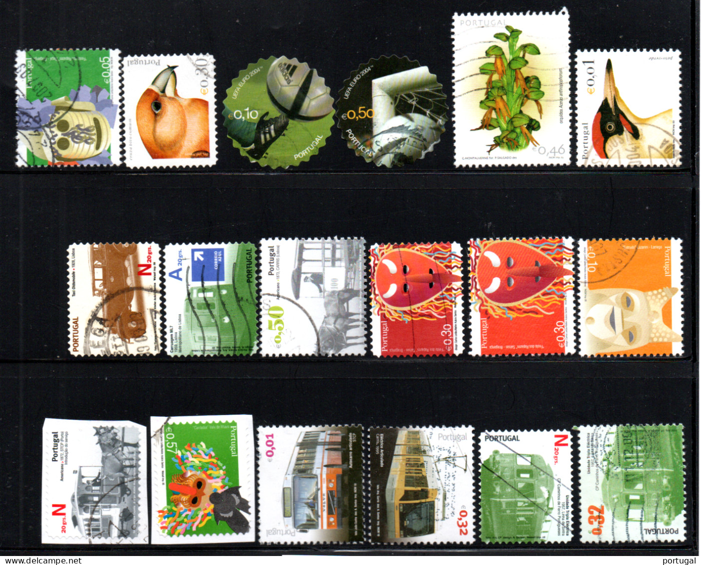 110 TIMBRES PORTUGAIS - Collections