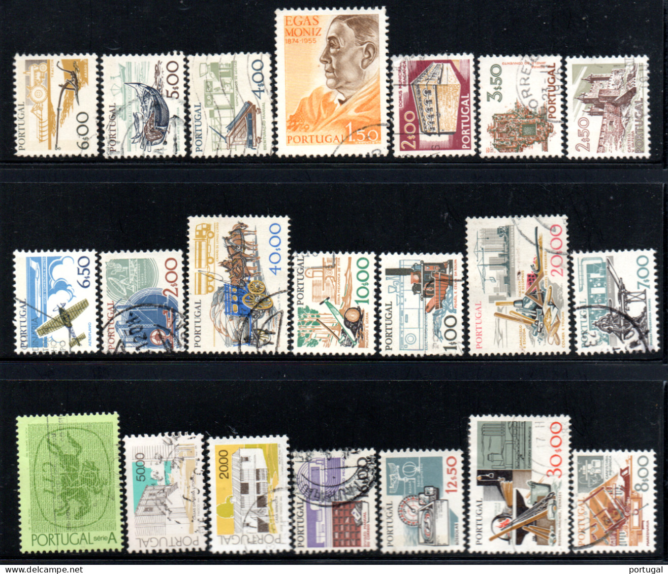 110 TIMBRES PORTUGAIS - Collections