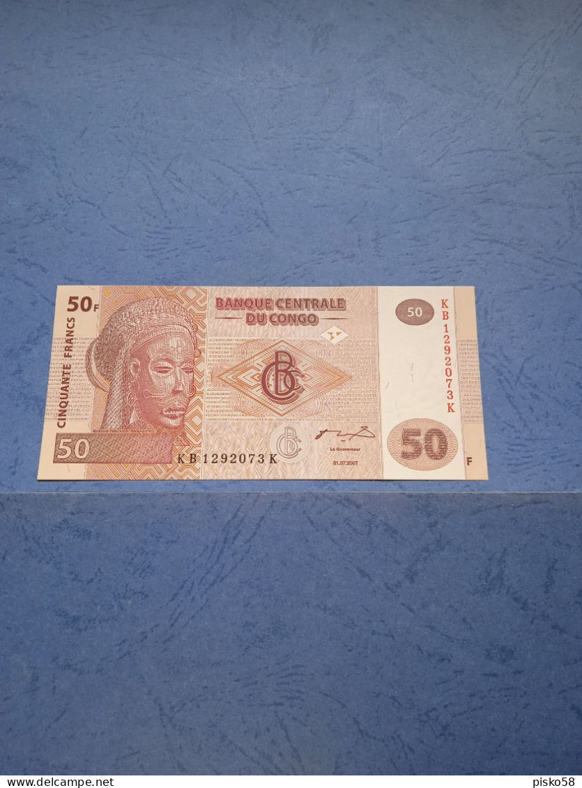 CONGO-P97 50F 31/7/2007 UNC - Democratic Republic Of The Congo & Zaire