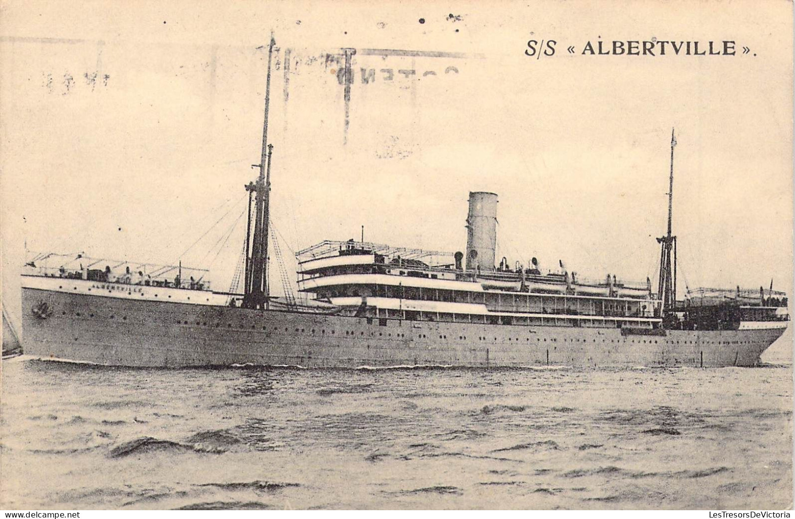 TRANSPORTS - PAQUEBOTS - S/S ALBERTVILLE - Carte Postale Ancienne - Steamers