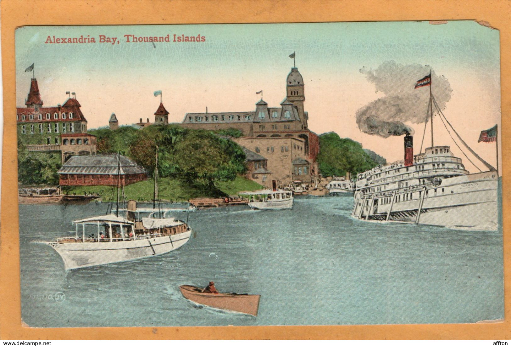 Thousand Islands Ontario Canada Old Postcard - Thousand Islands