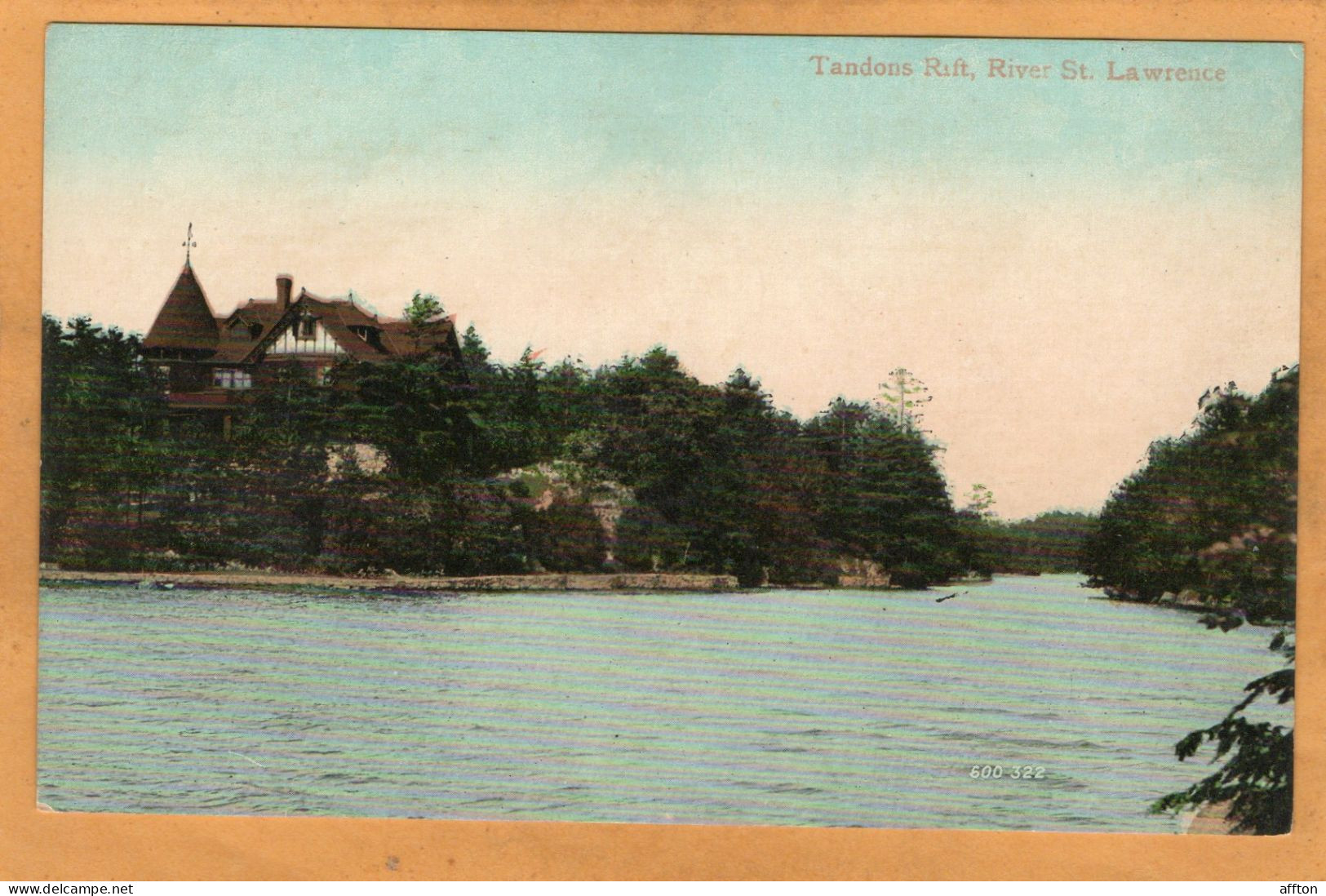 Thousand Islands Ontario Canada Old Postcard - Thousand Islands