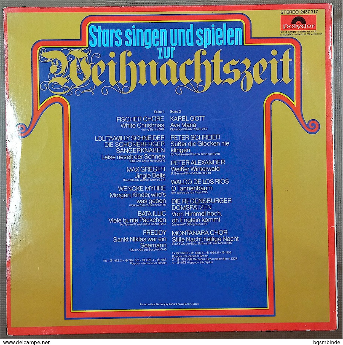 Stars Singen Und Spielen Zur Weihnachtszeit - Other - German Music